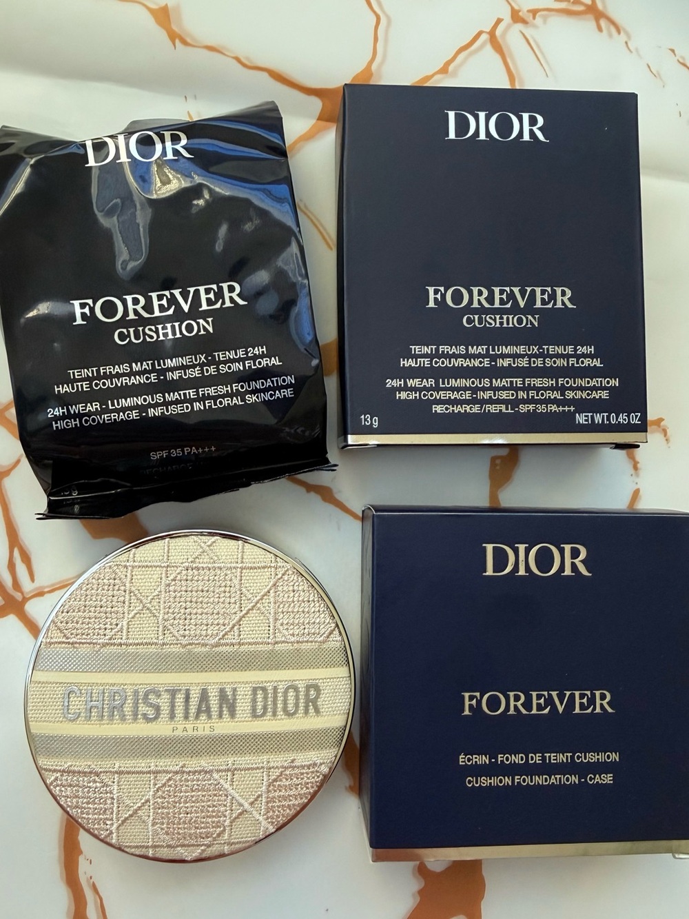 DIOR Forever Mirrored Cushion Foundation Beige Embroidered PLUS FOUNDATION #0N